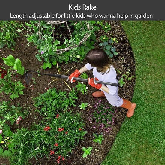 Ibenzoa® Verstelbare en robuuste tuinhak voor efficiënt tuinieren en onkruidbestrijding van Ibenzoa — afbeelding 2