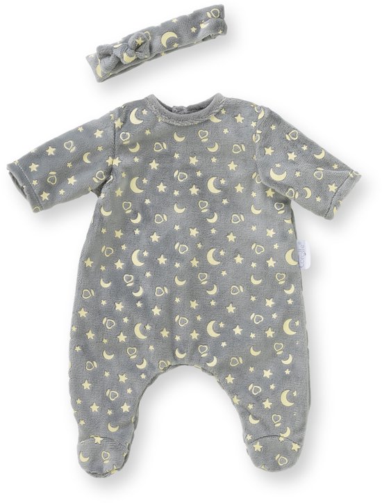Corolle poppen pyjama en hoofdband 30cm - glow in the dark babypop kleding. van Merkloos — afbeelding 2