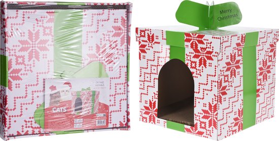 Foto: Relaxpets kattenhuis kerst karton uniek model trend 2025