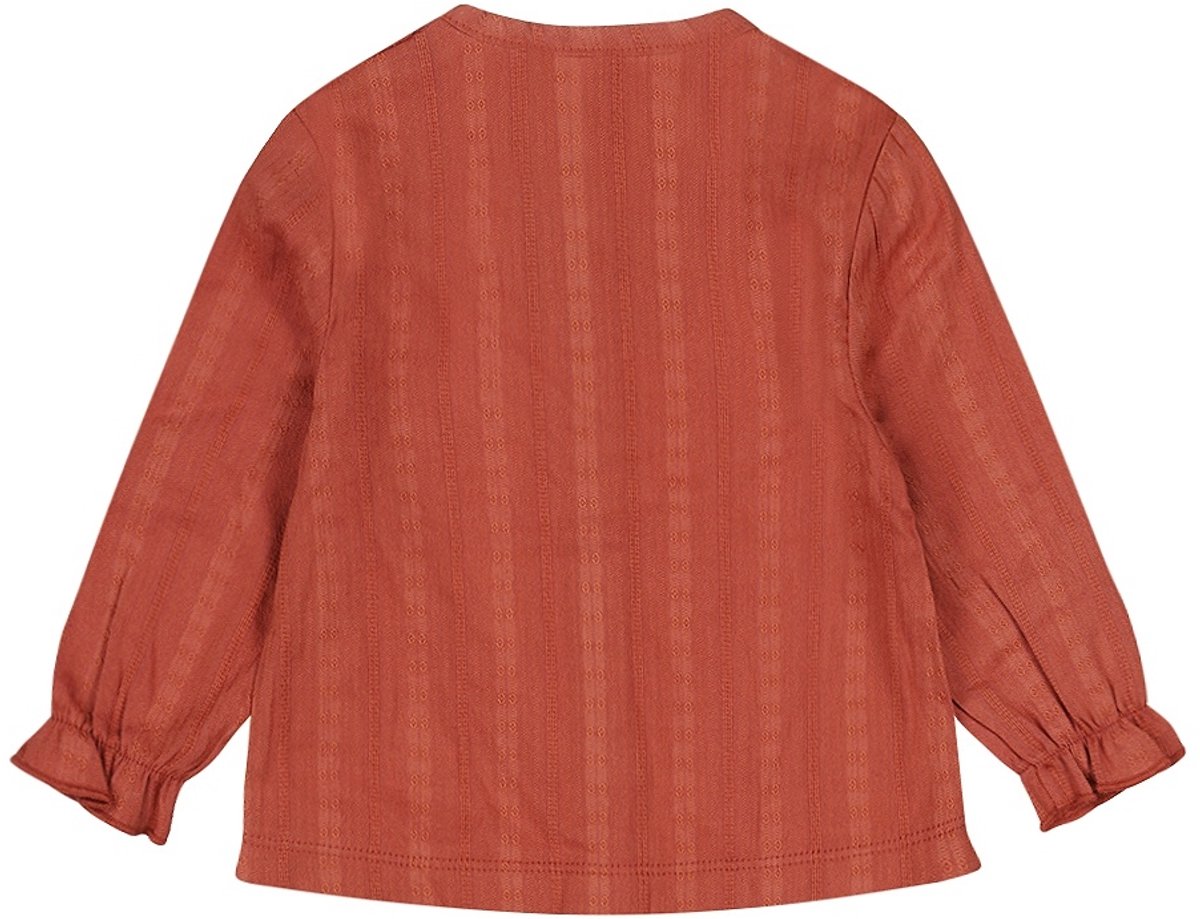 Dirkje-Meisjes Blouse ls -Terra