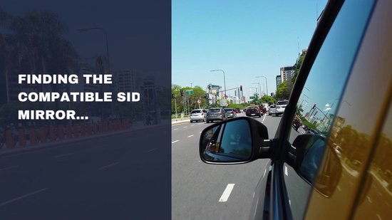 SENZEAL Spiegelglas Niet-Verwarmd Rechtsboven voor Ford Transit MK6 MK7