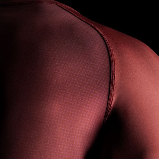 Rashguard manches courtes Hayabusa Core pour homme - Rouge foncé - Taille XXL