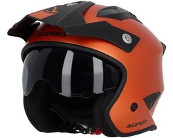 Acerbis Aria Metallic Mat Oranje Jethelm - Helm