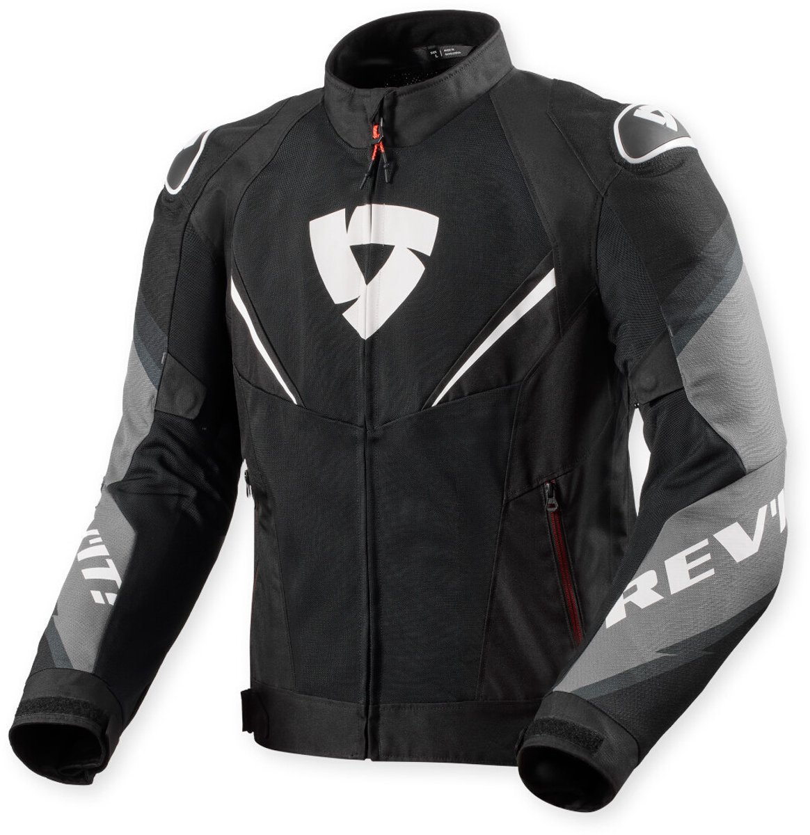 REV’IT! Quantum 3 Air Zwart Wit Motorjas - Maat L - Jas