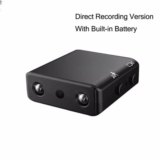Mini Verborgen Camera met WiFi - Full HD 1080P Nachtzicht Beveiligingscamera met IR-CUT - Draadloze Spycam, Bewegingsdetectie, IP Camera en Videorecorder voor Thuis en Kantoor van Merkloos — afbeelding 4