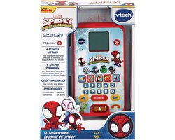 VTech Spidey Smartphone - Educatief Speelgoed - Gadgets voor Kinderen - Maak Kennis met Cijfers, Tellen en Vergelijken - 3 tot 7 Jaar