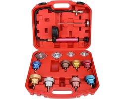 14-delige druktest - koeler - afdrukapparaat - gereedschap - koelsysteem - afdrukken - tester - drukmeting - koeltechniek