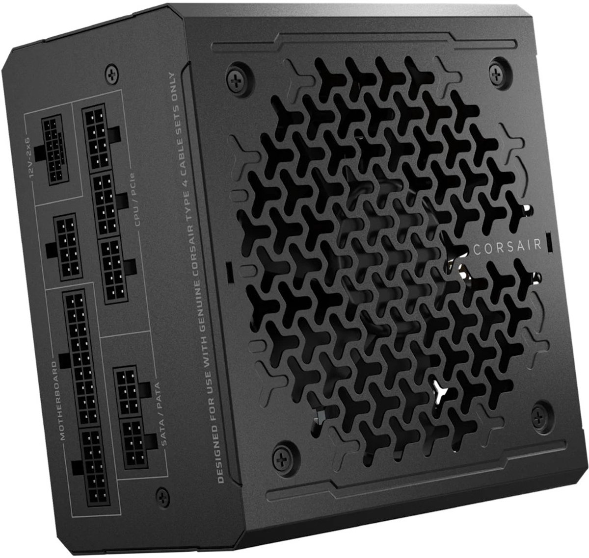 Corsair RM1000e (2024) voeding 2x 12VHPWR, 2x PCIe, Kabel-Management