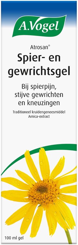 A.Vogel Atrosan Spier-en gewrichtsgel - Bij spierpijn, stijve gewrichten en kneuzingen - 100 ml