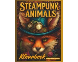Artful Pixels Steampunk Animals - Kleurboek - 50 mechanische dieren