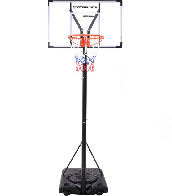 panier basket ball extérieur réglable roues support hauteur - France