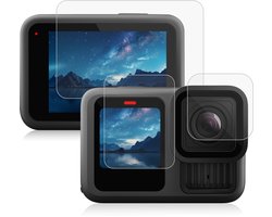 foto van Geschikt voor GoPro HERO13 black PULUZ 3-in-1 lens en voor en achter scherm 9H 2. 5d gehard glas membraan