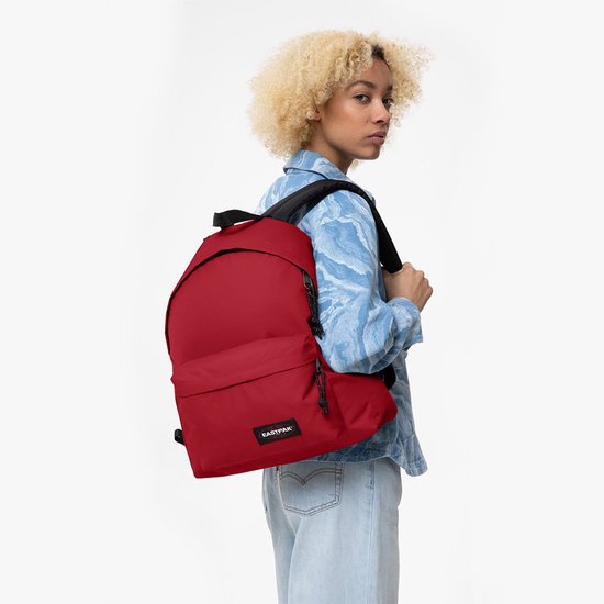 EASTPAK Sac d'école Sac à dos pour ordinateur portable Padded Pak'r 24L Scarlet Red Rouge