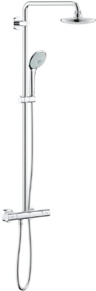 Thuys – Euphoria System 180 Douche – En Douchesysteem – Met Thermostaatkraan – Chroom