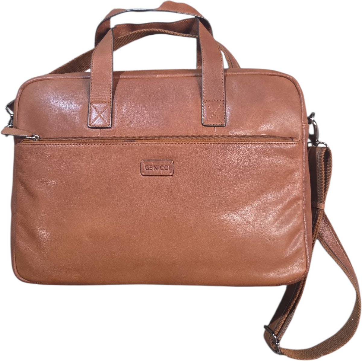 Genicci Berlin Laptoptas Clark Bruin