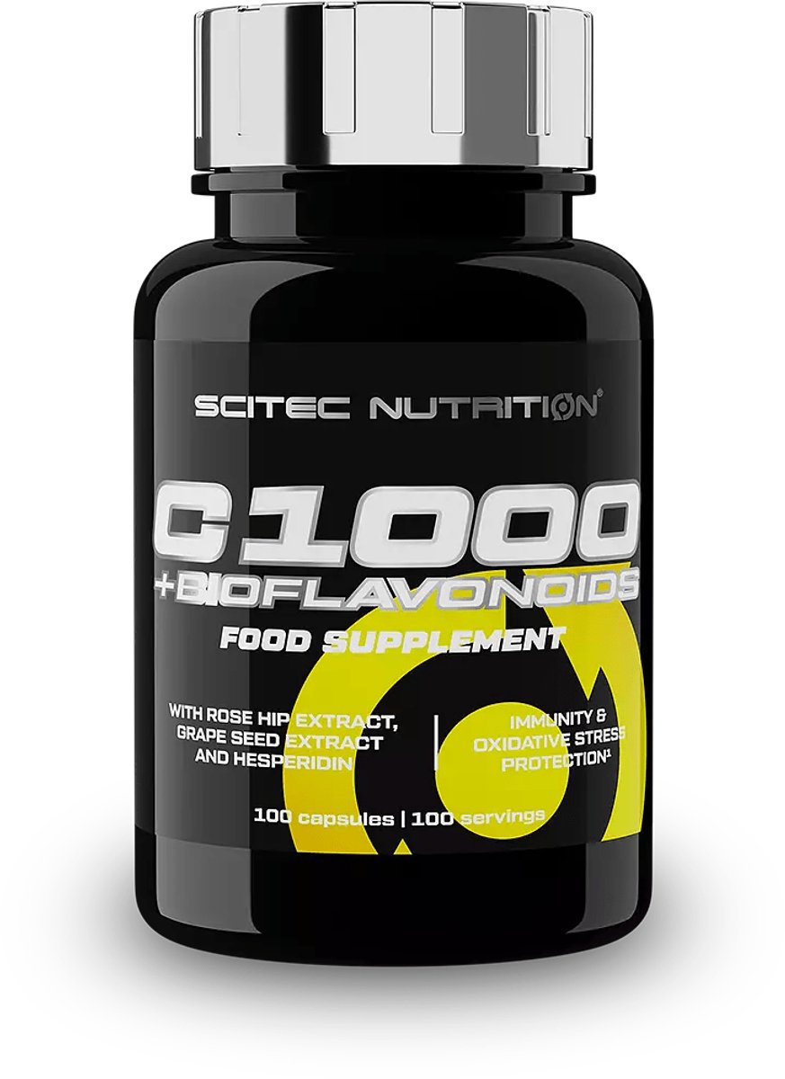 Scitec Nutrition® - C1000 + Bioflavonoids (100 capsules) - Vitamine C - Hesperidine - Bioflavonoïden - vitaminen