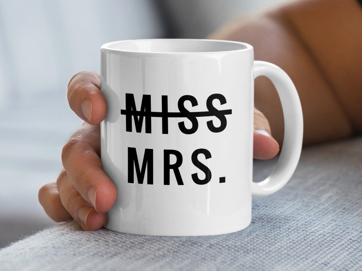 Miss naar Mrs Mok, Nieuwe Bruid Mok, Grappige Huwelijksgeschenk Mok, Pasgetrouwde Mok, Huwelijksreis Mok, Verloving Mok, Bruiloft Mok