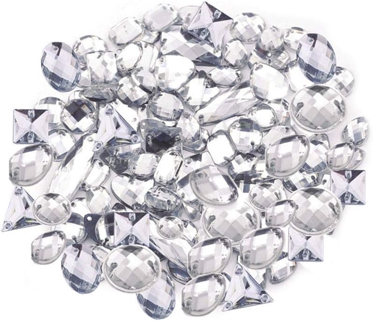 PATIKIL Marquise Gemstones 40pcs 15x7mm Acrylic Rhinestones