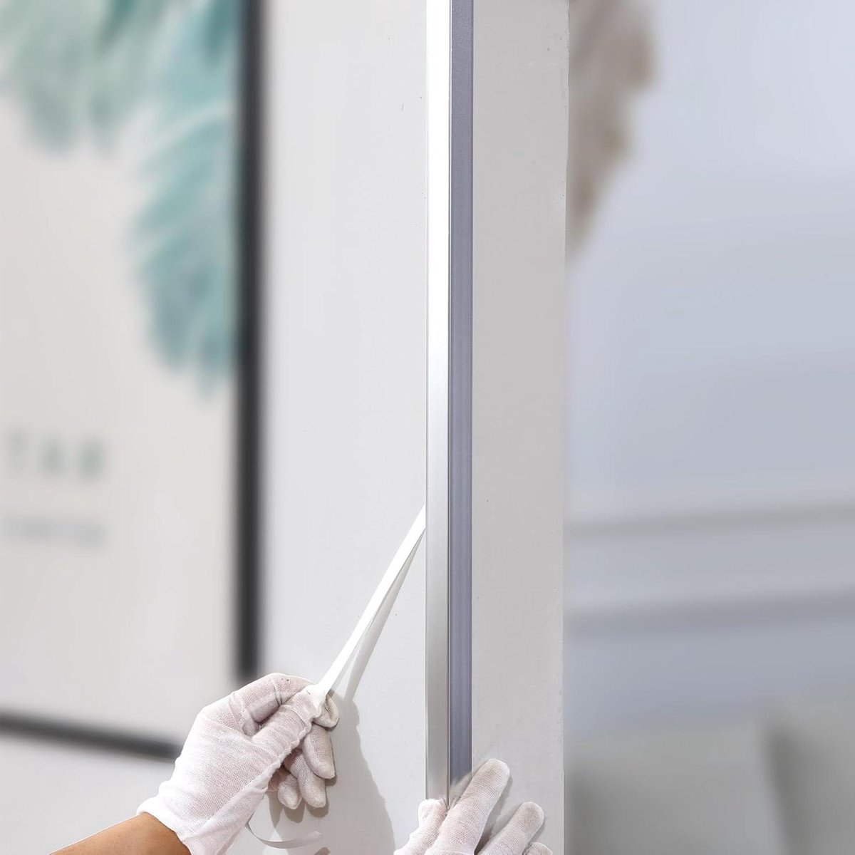 Image of 3-delige set Aluminium L Molding Hoekbeschermers - Voor Wandbescherming en Deurkozijn - Tegel Rand - 9ft lengte - Mat Zilver - Eenvoudig te installeren