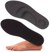 Semelles intérieures Oreillers I Semelle intérieure I Soutien de la voûte plantaire à l'avant-pied et au talon I 24 cm de long I Peut être coupé à la taille