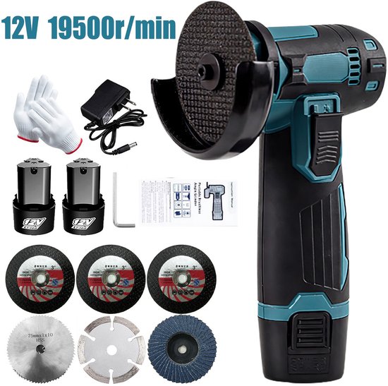 12v 19500r/min Mini hoek slijpmachine accu slijpgereedschap slijpmachine polijsten voor diamant snijden draadloze elektrogereedschappen