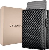 Porte-Cartes RFID VULKIT - Portefeuille Minimaliste Avec Pop-Up Et Fermeture Magnétique - Protection Anti-Vol