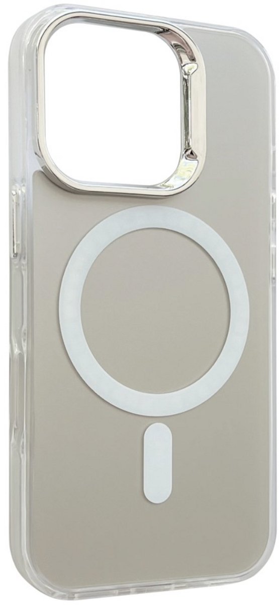 iPhone 16 Pro Max MagSafe Hoesje – Magnetisch & Premium Bescherming Zilver