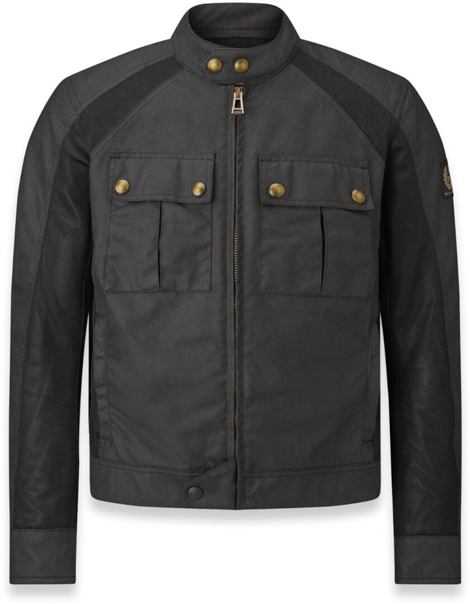 Belstaff Temple Zwarte Gewaxte Jas - Jas