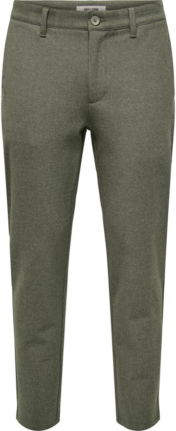 Only & Sons Heren Chino Broek slim Blauw 33W / 34L Volwassenen