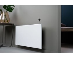 VH Smart Convector Wit "Slim Eco" - 2000 watt - Wifi functionaliteit - Instelbaar vermogen - Voor wandmontage