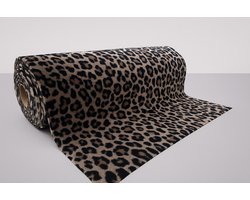 Panterprint deurmat - 100x150cm - 100% polyamide - Anti-slip deurmat - Droogloopmat - Schoonloopmat - Deurmat binnen - Wasbaar - Op maat te snijden