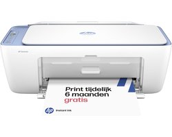 HP DeskJet 2822e - All-in-One Printer - Geschikt voor Instant Ink - Blue Breeze