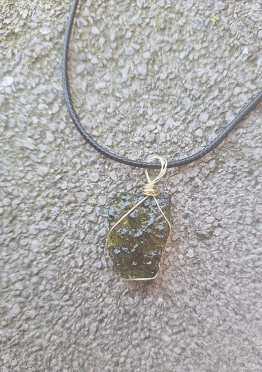 Healing Magic 777 - Moldaviet ketting 5 gram - bescherming & transformatie - edelstenen - spiritualiteit - edelstenen ketting