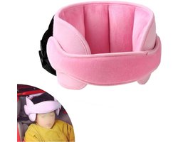 Neksteun voor Kinderen - Nekkussen Autostoel - Neksteun - Hoofdband Roze - Hoofdsteun Voor In De Auto - Hoofdsteun Kussen - Hoofdsteun voor kinderzitje - Hoofdsteun voor Autostoel - Universele Instelbare Reis Hoofdsteun - Veiligheid en Bescherming