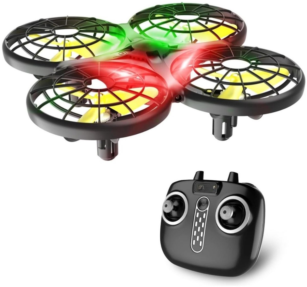 GTB® Drone Kind - Drone voor Kinderen - Kinder Drone - Zwart - 14cm x 14cm x 5cm