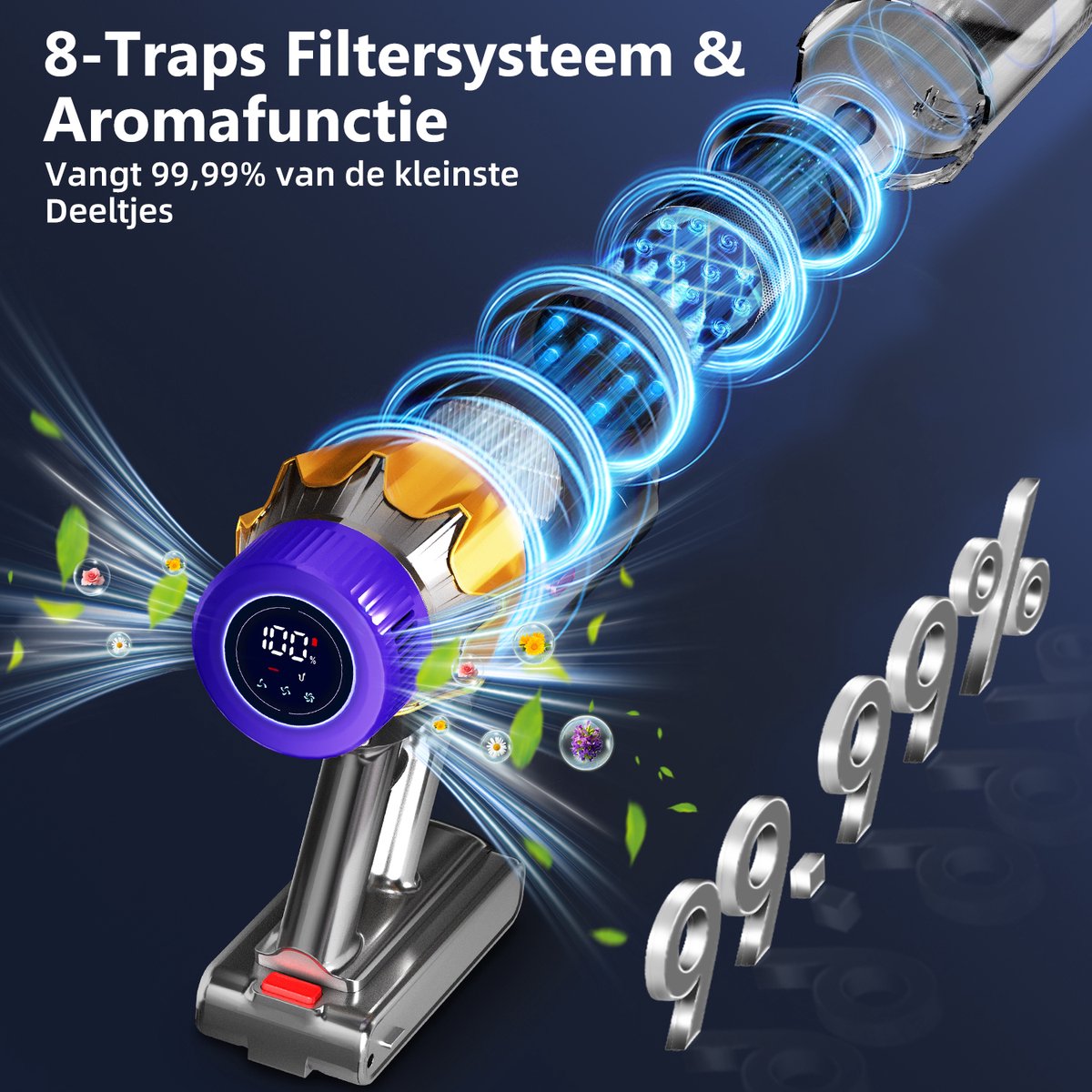 Elekiatech Steelstofzuiger Draadloos - afbeelding 3