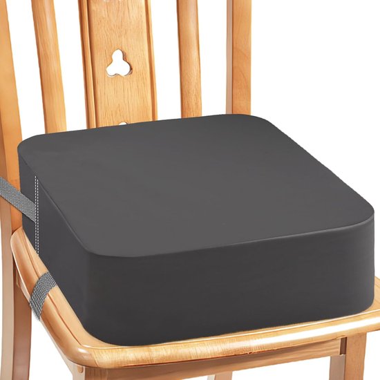 Lexium Stoelverhoger voor Eetkamerstoel - Zitverhoger Peuter Eettafel - Kinderen - Booster Seat - Zitkussen Tafel - Zitverhoger Voor Kinderen & Volwassenen - Stoelverhogers Voor Eettafel - Memory Foam Verhoogkussen - Ergonomisch Comfort