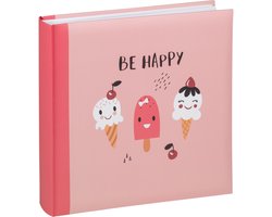 Walther FA-281-2 Be Happy - Kinderalbum - Formaat 26 x 25 cm - Roze