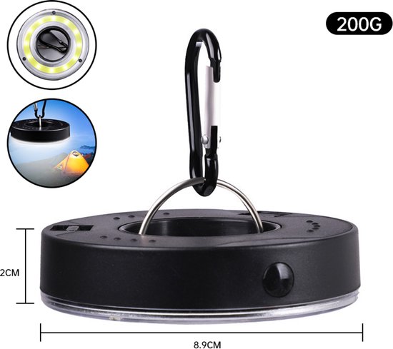 Tentlamp Haaklamp Bergbeklimmen Clip Noodverlichting — afbeelding 5