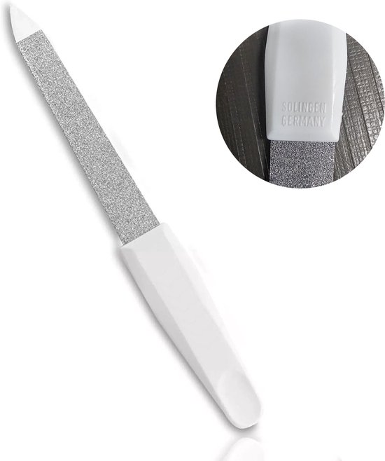 Excellent-Solingen professionele saffier nagelvijl – dubbelzijdig – 10 cm