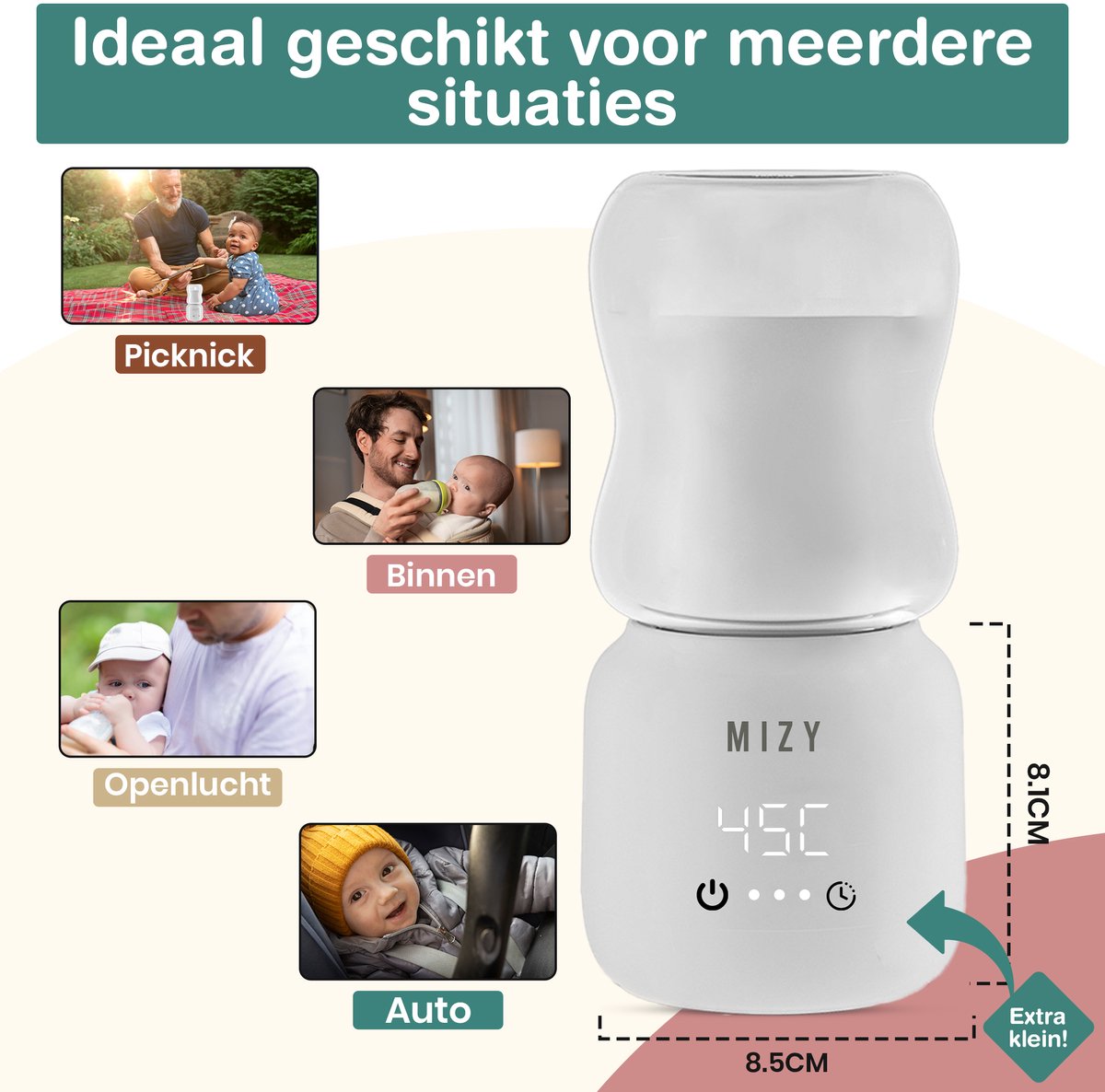 MIZY - Draagbare Flessenwarmer thumbnail 5