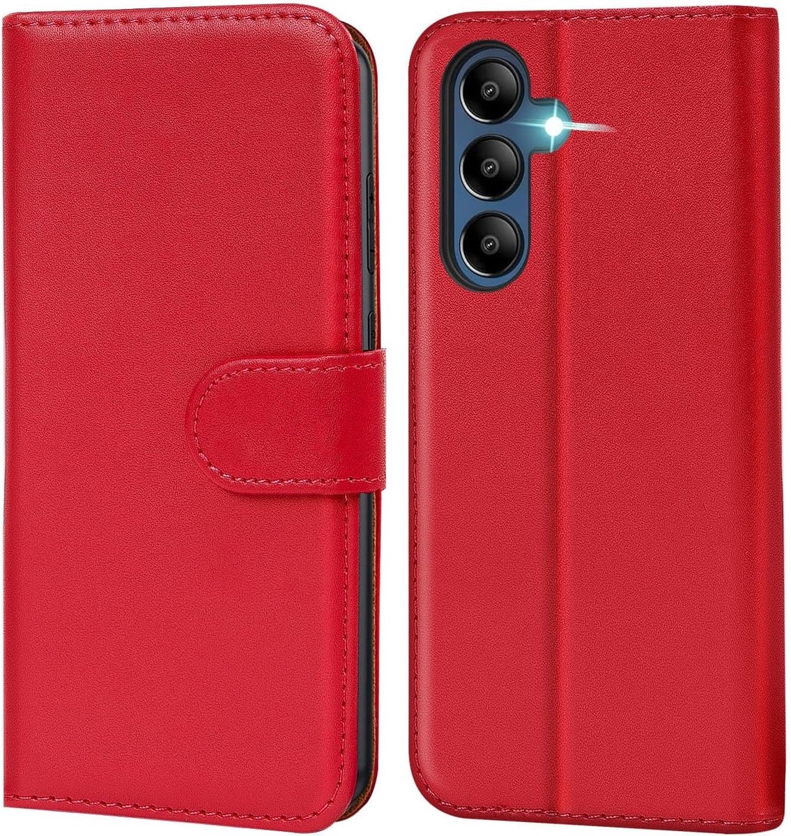 Hoesje geschikt voor Samsung Galaxy A56 hoesje - Arara bookcase - Rood