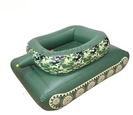 zwembad - zwembad speelgoed - Opblaasbare tank zwemring waternevel - Zwembad hovercraft drijvend bed