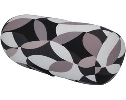 Kuschelmaxx Rolkussen - Sierkussen Rond Cilinder 17 x 33 cm - Modern-design - Stevig en zacht - Mooie print - Gevuld met microgranulaat - Vormvast & Wasbaar - Ideaal voor op de bank, bed, auto of op reis - Inclusief Wasnet