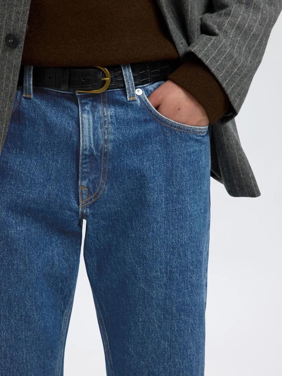 Selected Homme 196 Straight Ben Kori Jeans "32 Medium Blue Denim