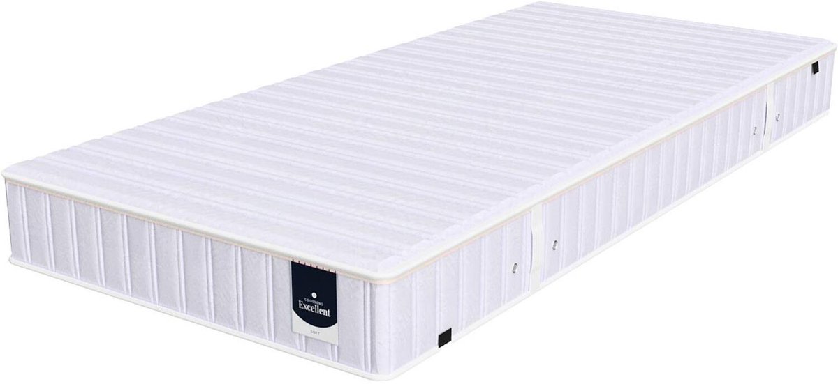 Goossens Matras Goossens Excellent - 70 x 200 cm pocketvering - firm wit