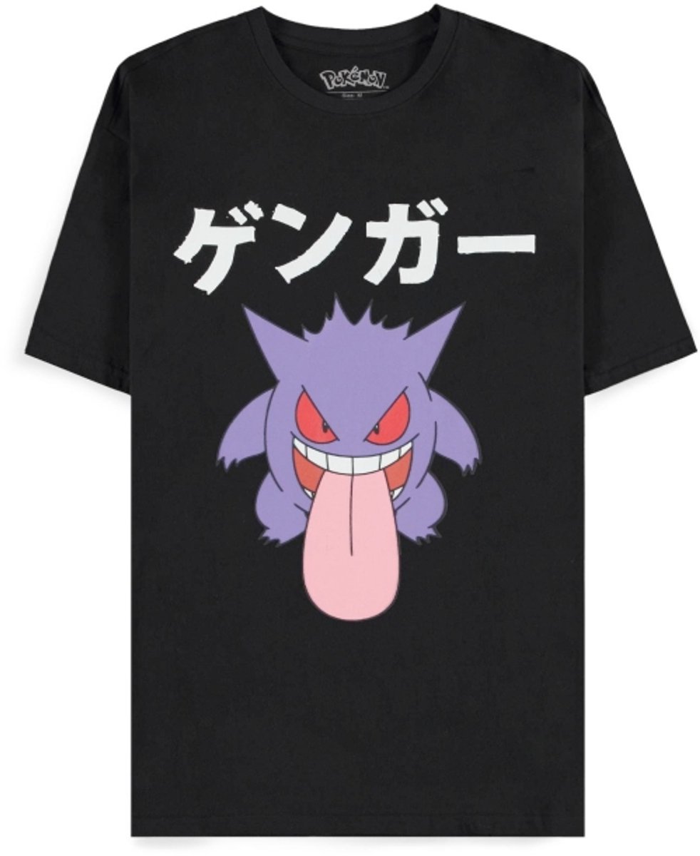 Pokémon - Gengar Japan Heren T-shirt - L - Zwart