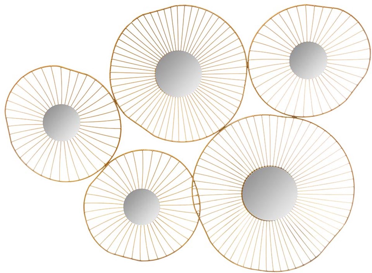 Wandspiegel 79 x 60,5 cm Finou Goud