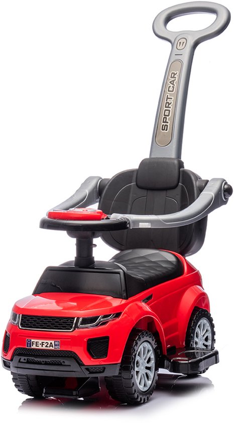 Billy Loopauto met Duwstang Mora Rood