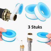 Fontaneria 10 stuks teflontape, 12 mm x 15 m, teflontape voor het